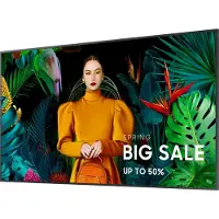 Samsung QH55C, Digital Signage Flachbildschirm, 139,7 cm (55"), LCD, 3840 x 2160 Pixel, WLAN, 24/7