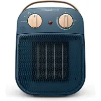 Rowenta My Nomad Heater SO8230, Elektrischer Raumheizlüfter, Keramik, Drinnen, Tisch, Wand, Blau, Leistung