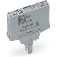 Wago 286-364/004-000 Relaismodul,Eingangsnennspannung DC 24 V,1 Schließer,grau 286364004000