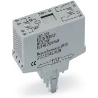 Wago 286-328 Relaismodul,Eingangsnennspannung DC 24 V,2 Schließer,grau 286328