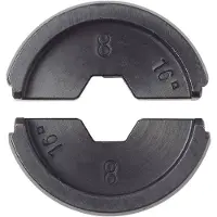 Rennsteig Sechskant-Crimpeinsatz für Cu-Rohrkabelschuhe und -verbinder DIN 46235, Pressbreite 5 mm, Cu 6 mm2 - 634 201 3