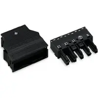 Wago GmbH& Co. KG Buchse 2x0,5-4mmq schwarz 770-105