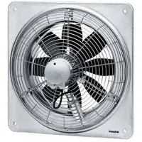 Maico 0083.0487 Axial-Wandventilator EZQ 25/4 D quadrat. Wandplatte, Wechselstrom, DN250 00830487