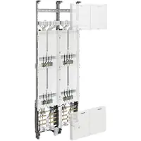 Hager ZK52U7N Komplettfeld, universZ, 1350mm, 4 Zählerplätze, 2-feld, Ausführung Bayern