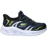 SKECHERS Slip-Ins: Meteor-Lights Klittenband Laag - blauw - Maat 32