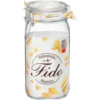 Multi Vorratsglas "Fido", transparent (klar), B:31cm H:22,3cm L:20cm Ø:10cm, Glas, Lebensmittelaufbewahrungsbehälter, Vorratsglas, luftdicht verschließbar, mit Bügelverschluß