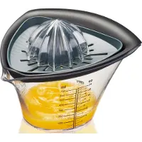 GEFU 2in1 Entsafter , schwarz (transparent, anthrazit, silberfarben), B:18cm H:10,5cm T:21,3cm, Entsafter, 2in1 Entsafter, Kunststoff, Füllmenge 700 ml