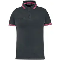 U Power Way Lady Kurzarm-poloshirt Grau L Grau L