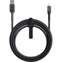 Nomad Rugged USB-A Lightning 3,0m Kabel schwarz