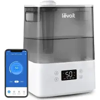 Levoit Smart Luftbefeuchter für große Räume, Top-Fill Humidifier, mit APP & Alex