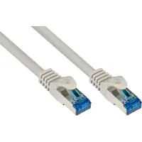 Alcasa Cat6a 20m, 20 m, Cat6a, S/FTP (S-STP), RJ-45, RJ-45, Grau