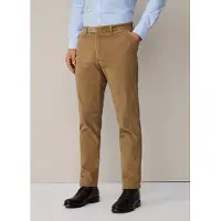 Hackett London für Herren. HM212656 Pigment Cord braune Chino-Hose (34/32), Lässig, Baumwolle