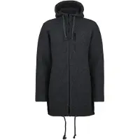 Mufflon - Patrick - Wollparka Gr S grau/schwarz