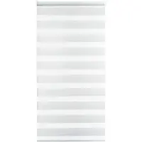 Good life Doppelrollo "Alina 1" Gr. 9, weiß, B:55cm H:150cm, Polyester, Rollos, Doppelrollo, individuelle Lichtregulierung, unifarben, Montage mit Klemmträgern