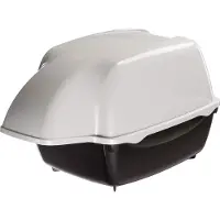 Ferplast Katzentoilette mit Deckel Outdoor 2 Aktivkohlefilter Schwingtür