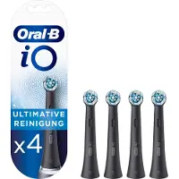 Oral-B iO Ultimate Clean iO Ultimatie Reinigung 4 Stück Schwarz, 4 Stück(e), Schwarz, 3 Monat( e), , iO, Box