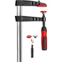 Bessey Original Temperguss-Schraubzwinge TG mit 2-Komponenten-Kunststoffgriff - TG20B8-2K