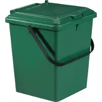 Garantia -Eimer 10 Liter -Mülleimer LxBxH 23x25x30 cm Klapp-Deckel Eimer