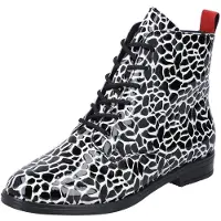 Rieker Damen Schnürstiefeletten / Winter Boots Weiß Synthetik Größe: 37