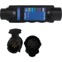 Bgs 2171 Anhänger- / Zugfahrzeug-Elektrik-Tester, 7- / 13-polig