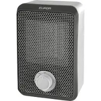 Eurom Fanheater 600, Radiator/fan, Flur, Tisch, Schwarz, Weiß, Kunststoff, Tasten, 600 W