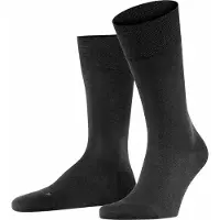 Falke Socken "Sensitive Berlin", Kinder, Gr. 43-46, schwarz (schwarz (3000)), Obermaterial: 61% Schurwolle WV. 20% Baumwolle CO. 18% Polyamid PA. 1% Elasthan EL., glatt, Socken Socken