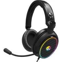 Stealth Gaming-Headset "Stereo Gaming Headset C6-100 mit LED Beleuchtung", schwarz, Kopfhörer, Plastikfreie Verpackung, Gaming-Headset
