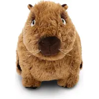 Nici Capybara Kuscheltier Capy-Barbara 27cm sitzend - Niedliches Stofftier zum Kuscheln und Spielen, Capybara Plüschtier für Schmusetierliebhaber - 61223, Braun