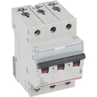 Legrand 403537 TX3 Leitungsschutzschalter C-Charakteristik, 1A, 3-polig, 6kA, 400VAC, 3TE