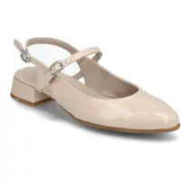 Wonders für Damen. B-9703_2024_6610 Oriana nackte Lederschuhe (37), 1 bis 3 cm, Schnalle, Lässig, Klassisch, Lackleder
