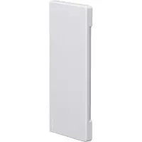 Hager BRA651706B9016 Endstück schnittkaschierend zu BRA 68x170mm Oberteil 120mm hfr in verkehrsweiß