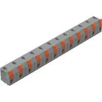Wago 2601-3512 Leiterplattenklemme,Hebel,1,5 mm2,grau 26013512 - 10 Stück