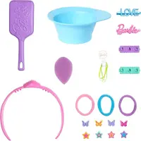 Barbie -Puppe Styling-Kopf, blonde Haare mit mehr als 20 bunten Accessoires, Modepuppe, Weiblich, 3 Jahr(e), Mädchen, 266 mm, 1,2 kg
