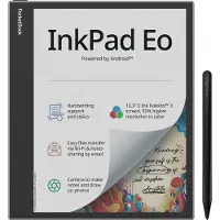 Pocketbook InkPad Eo - Mist Grey, 26,2 cm (10.3"), E-Tinte Kaleido, 1860 x 2480 Pixel, AZW, AZW3, DOC, DOCX, DjVu, EPUB, FB2, FB2.ZIP, HTM, HTML, MOBI, PDF, PRC, RTF, TXT, MP3, WAV, BMP, JPEG, PNG