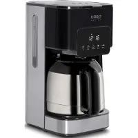 Caso Filterkaffeemaschine "1847 Coffee Taste&Style Thermo", silber (schwarz, silberfarben), 1,2 l, 10, Kaffeemaschinen, Filterkaffeemaschine