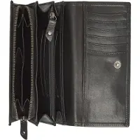 The Chesterfield Brand Leder Geldbörse Rivalto Wallet Black schwarz