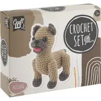 Nassau Bulldog Alles-in-1 Haakset - Creatief Haakpakket voor Knuffels - Geschikt voor 14 jaar en ouder - DIY Haakproject