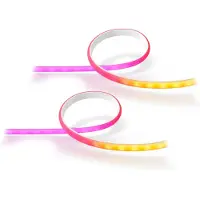 Philips Hue Set: Gradient Ambiance Lightstrip 2m + Gradient Ambiance Lightstrip Erweiterung 1m
