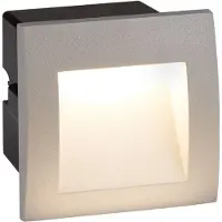 Searchlight LED-Wandeinbauleuchte Ankle, IP65, Aluminium, grau