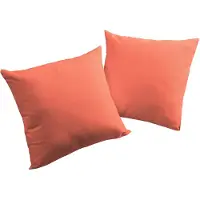 Adam Audio Dekokissen ADAM "Uni Light Collection", orange (orange, unifarben), B:50cm L:50cm, Obermaterial: 100% Baumwolle, Dekokissen_Sitzkissen_Kissenhüllen, Dekokissen, im Uni Design
