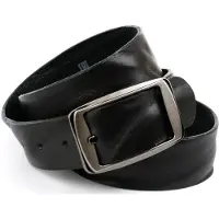 Anthoni Crown Ledergürtel , Damen, Gr. 105, schwarz, Leder, unifarben, Gürtel Ledergürtel, pflanzlich gegerbtes Leder