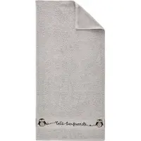 Dyckhoff Duschtuch "Pinguin", (1 St., Badetuch 70 x 140 cm), 100 % Baumwolle