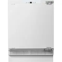 Hanseatic Einbaukühlschrank "-Unterbau-Festtür, HEKS8260GD", Energieeffizienz: D, silber (weiß), Rechtsanschlag, wechselbar, Kühlschränke, inkl. 3 Jahre Herstellergarantie, Einbaukühlschrank