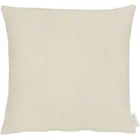 Apelt Dekokissen "Apart" Gr. 1, beige (eierschalenfarben, unifarben), B:39cm H:5cm L:39cm, Polyester, Dekokissen_Sitzkissen_Kissenhüllen, Dekokissen, Kissenhülle mit Füllung, 1 Stück