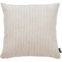 Done. Dekokissen DONE. "Zoom", beige, B:60cm L:60cm, Obermaterial: 92% Polyester, 8% Nylon, Dekokissen_Sitzkissen_Kissenhüllen, Dekokissen, Kissenhülle aus modernem Cordstoff