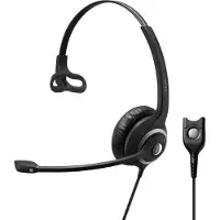 Epos | IMPACT SC 232 – Kopfhörer – Ohrmuschelhörer – Büro/Callcenter – Schwarz – Mono – 1 m