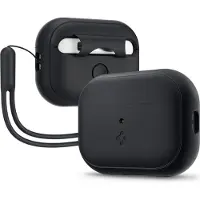 Spigen Silicone Fit Shell Strap Apple Airpods Pro 1/2 - Schwarz