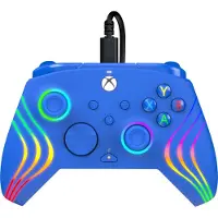 PDP Afterglow Wave, Gamepad, PC, Xbox Series S, Xbox Series X, D-Pad, Menü-Taste, Schaltfläche Teilen, Analog / Digital, Mehrfarbig, Kabelgebunden