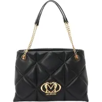 Love Moschino Love Shopper gesteppt schwarz Kettenhenkel gold