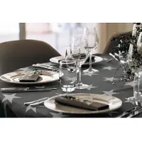 Wirth Tischdecke "Felino", grau, B:130cm L:190cm, Baumwolle, Polyester, Tischdecken, Tischdecke